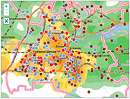 Карта плотности населения города Королев