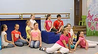 ученики детской школы театральных искусств Браво на занятиях