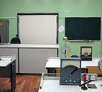 кабинет физики школы-интерната для слепых в Королёве Московской области