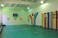 спортивный зал в школе-интернате для слепых г. Королёва МО