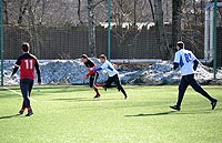футбольный матч Королёвской Лиги дворового футбола