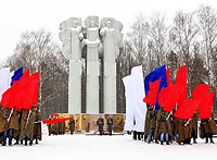 День Защитника Отечества 23 февраля у Мемориала Славы воинам-калининградцам
