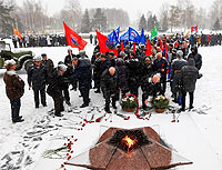 Мемориал воинам-калининградцам в Королеве МО - празднование Дня Защитника Отечества 23 февраля
