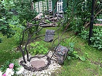 скульптура во дворе дома-музея М. Цветаевой в Болшево, город Королев