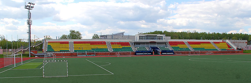 стадион Чайка в микрорайоне Юбилейный города Королев Московской области