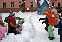 зимой в детсаде №3 г.Королев