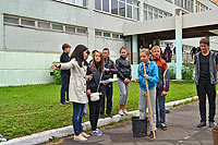 субботник в школе №3 г. Королев Московской области
