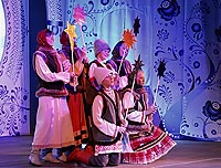 сцена из спектакля Девочка Снегурочка Театра Юного Зрителя г. Королев МО