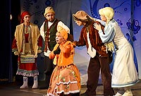 сцена из спектакля Девочка Снегурочка Театра Юного Зрителя г. Королев МО